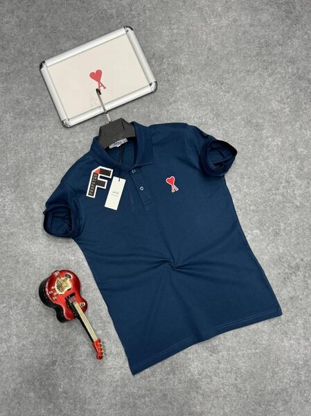 Polo bleu chic homme
