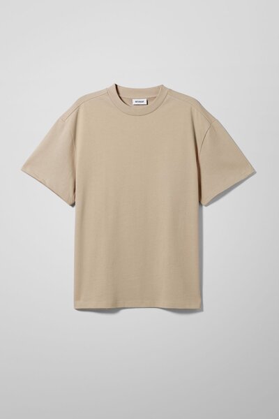 T-shirt en coton beige homme