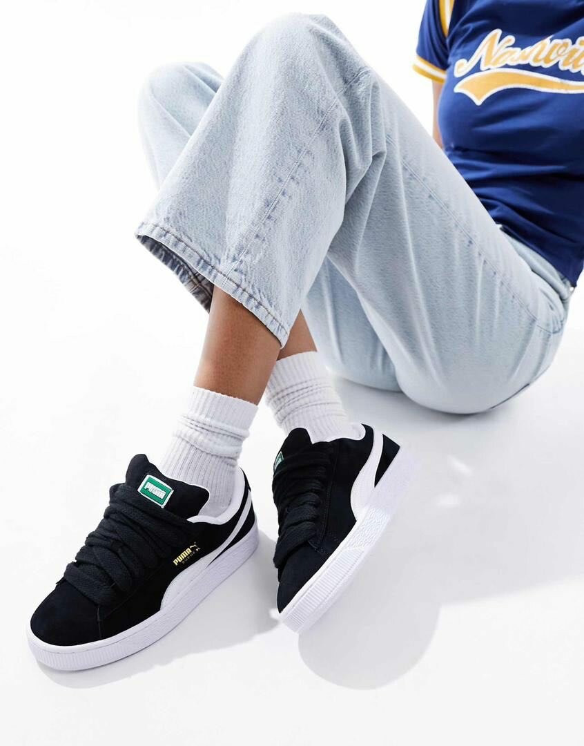 Puma Suede Black Sneakers