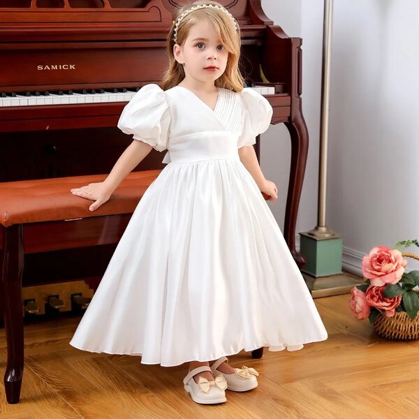 Girls white dress