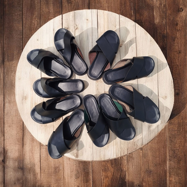 Sandales 100% cuir