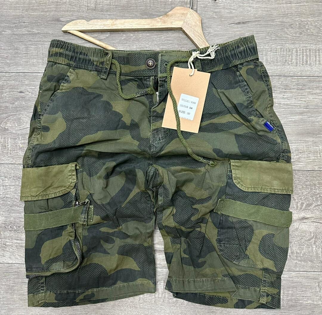 Culotte cargo couleur treillis