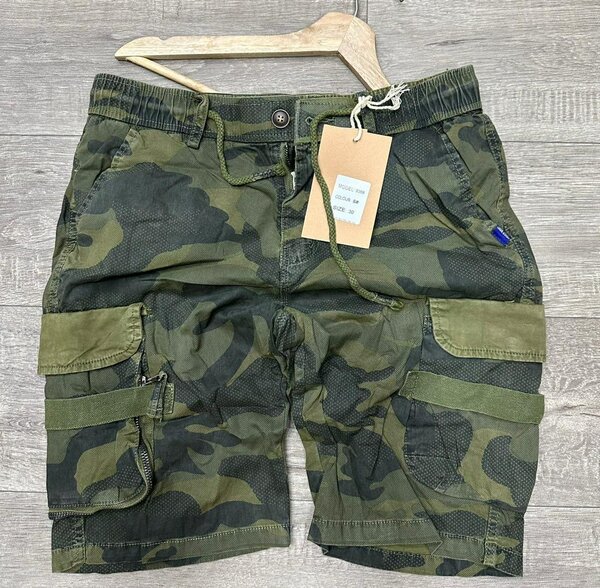 Culotte cargo couleur treillis