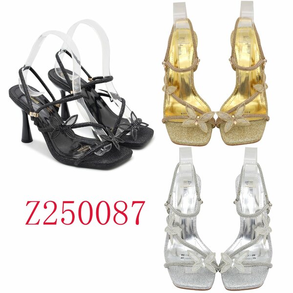 Sandales à talons glamour