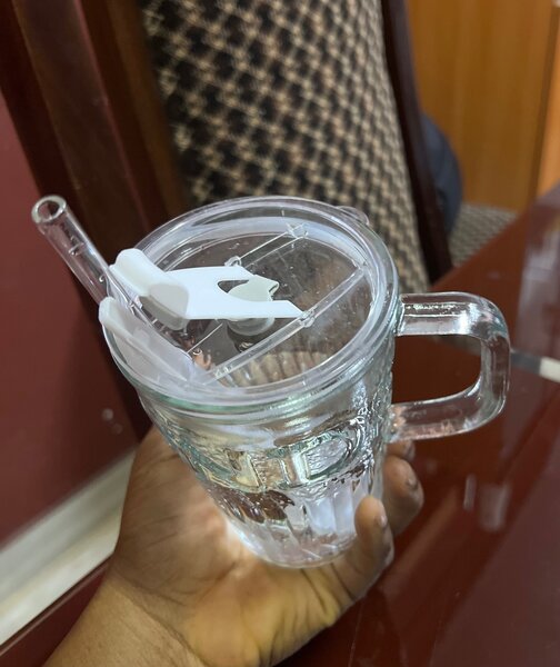 Glass mug