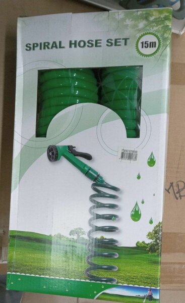 Tuyau darrosage spirale avec pistolet 15 m