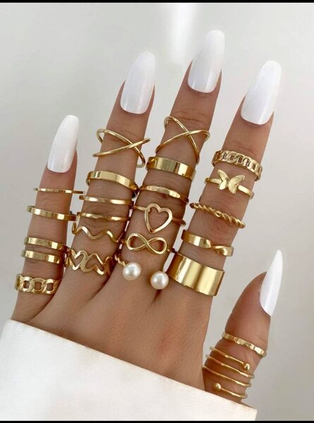 Ensemble bague femme