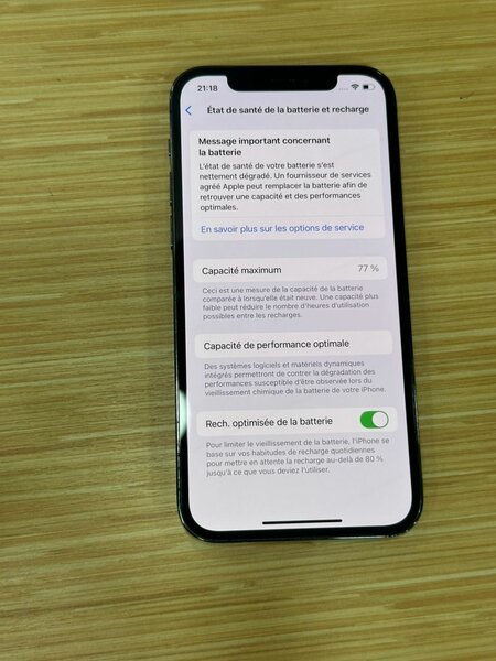 12 pro 256giga État 10/10