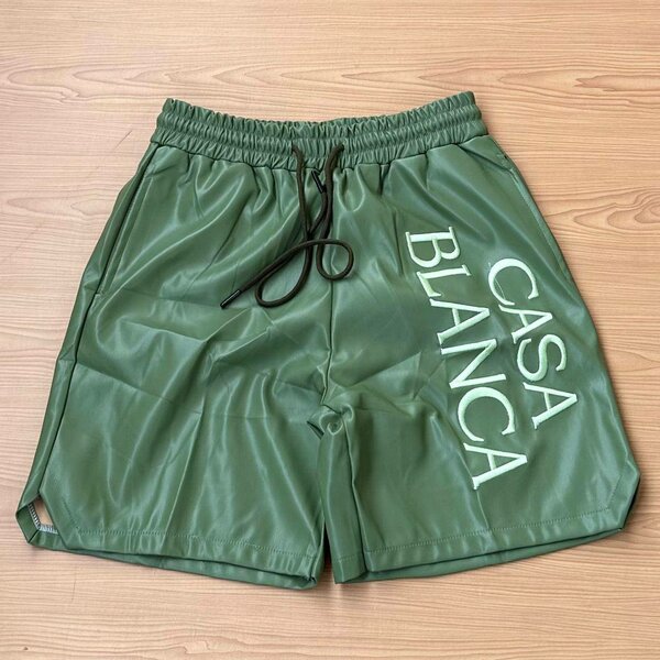 Leather shorts