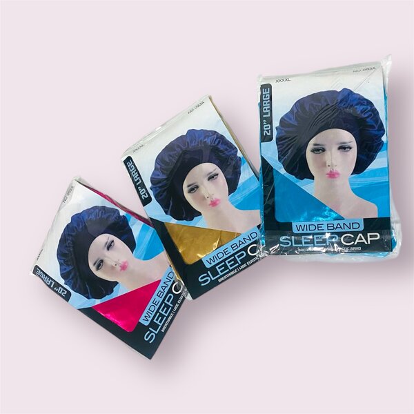 Wide band hair bonnet
