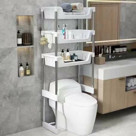 Étagère de toilette pratique