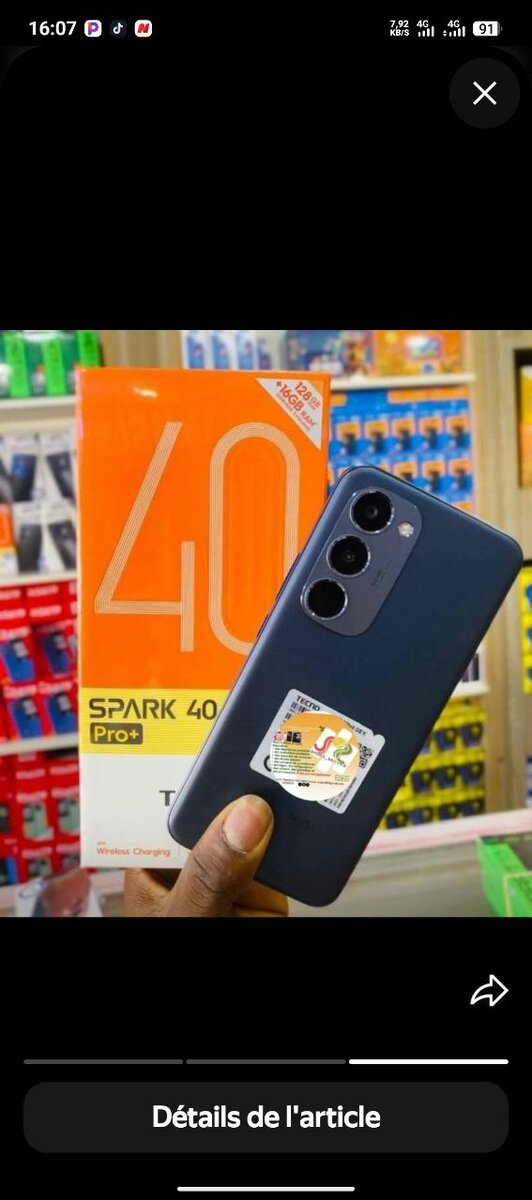 Tecno Spark 40 Pro 128GB