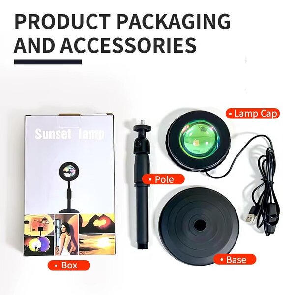 Lampe Sunset LED RGB