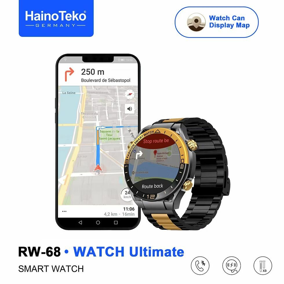 Montre Connectée RW-68 HainoTeko