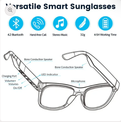 Bluetooth glasses