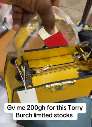 Women's yellow bag