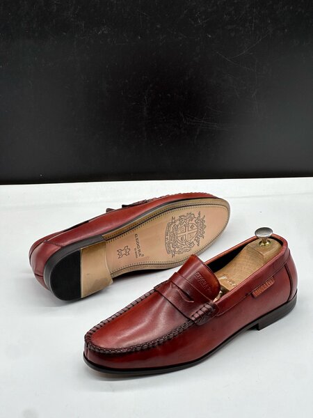 Mocassins en cuir