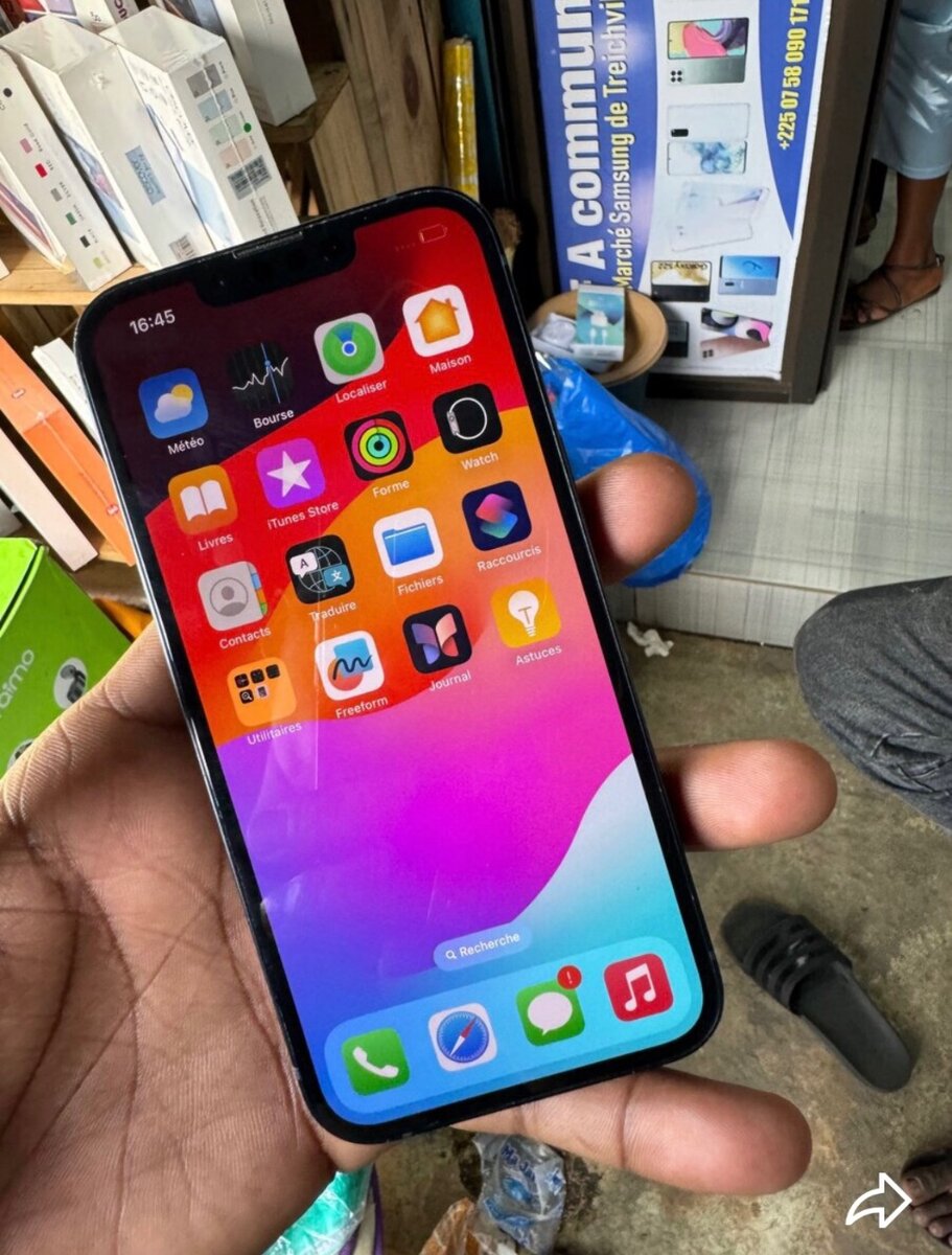 iPhone 13, 128 Go, Minuit
