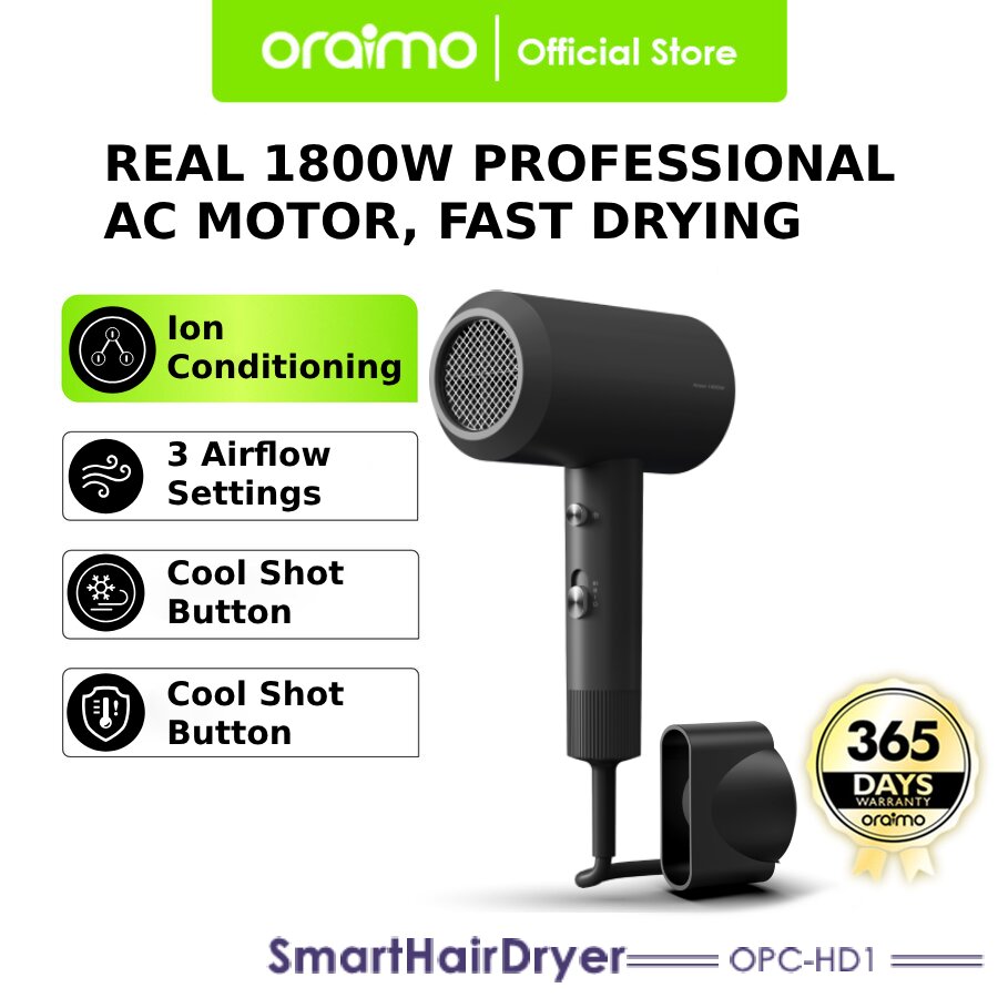 Sèche-cheveux 1800W Oraimo