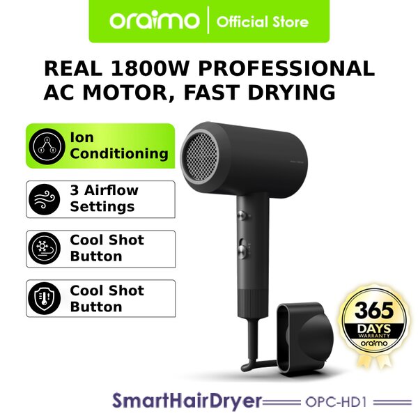 Sèche-cheveux 1800W Oraimo