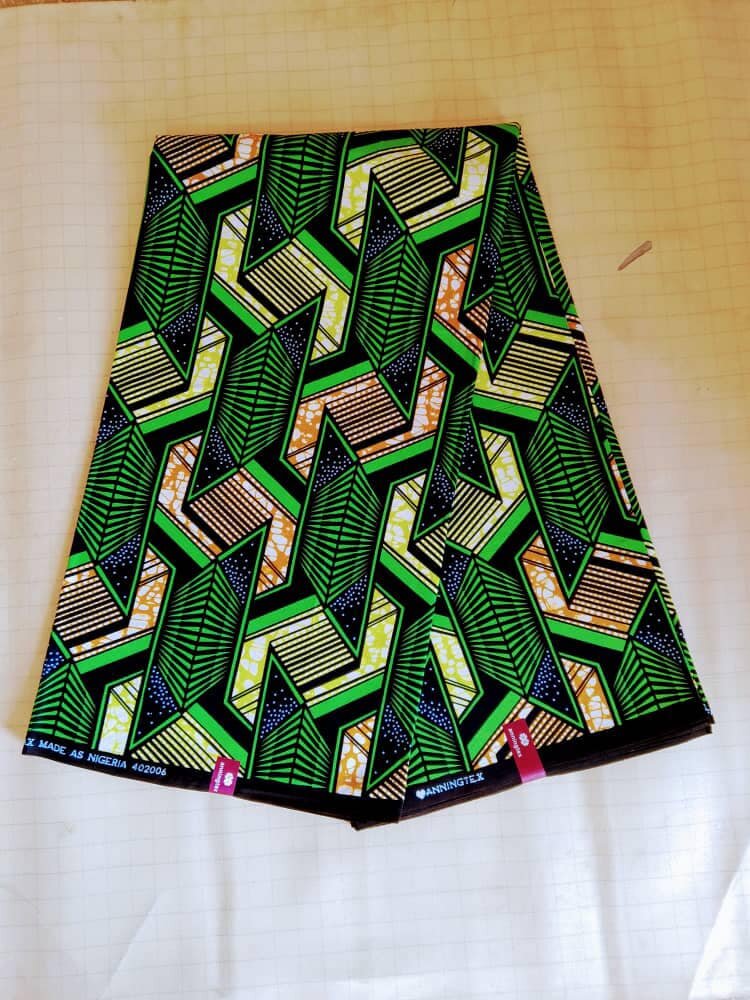 Tissu vert