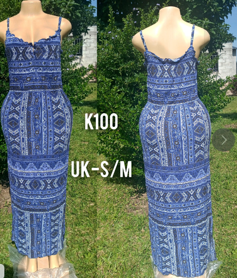 Robe bleu