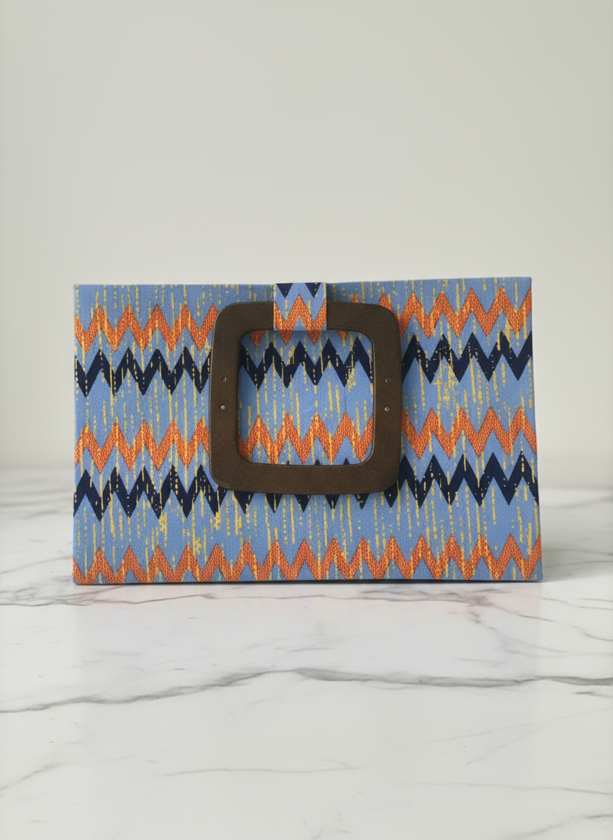 Sac à main élégant zigzag