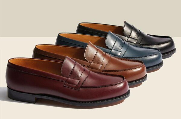 Mocassins en cuir élégants homme