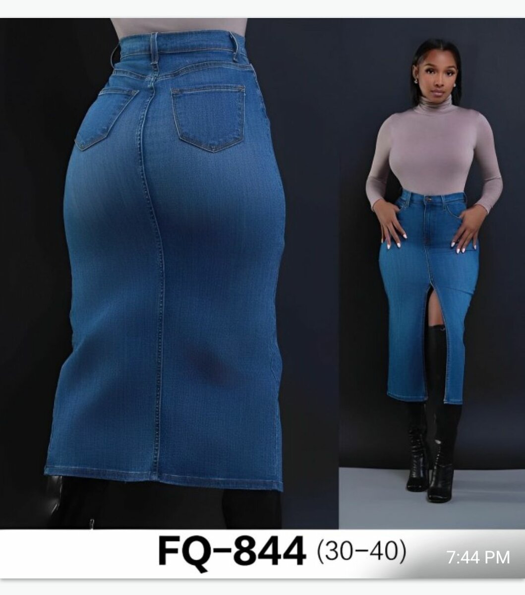 Denim skirt