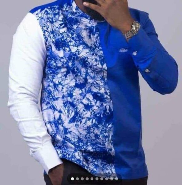 Chemise Homme Bicolore Élégante