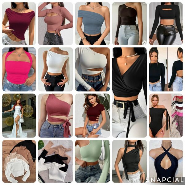 Chic Crop Tops Femme