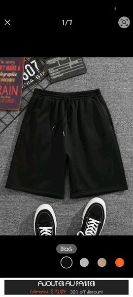 Shorts décontractés unisexes