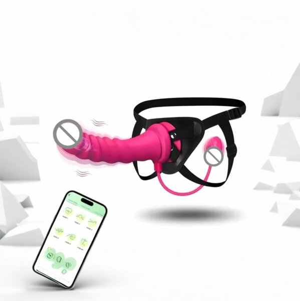 Premium 2in1 strap on Vibrator