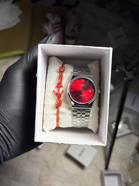 Montre Casio Bracelet Rouge