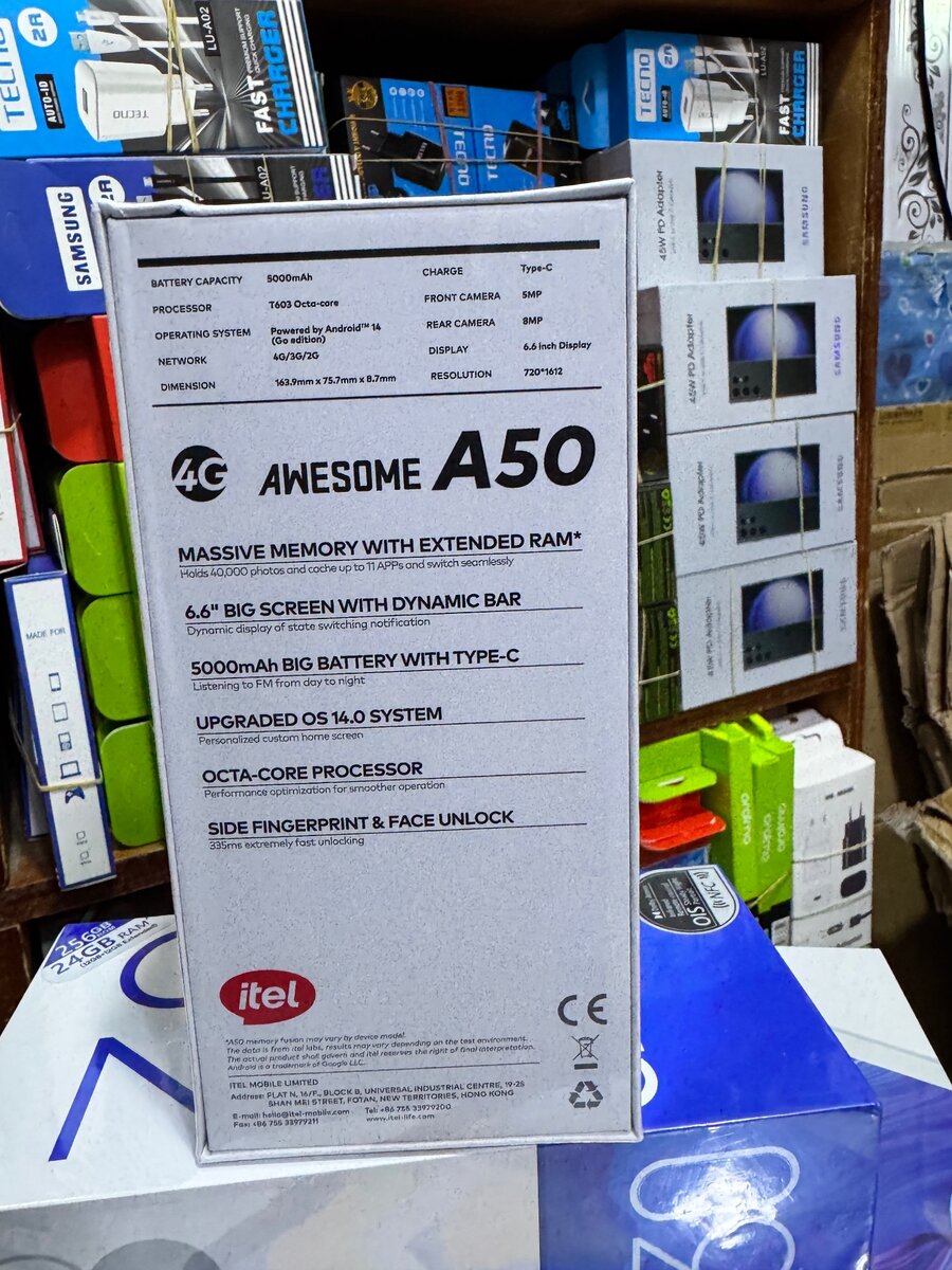 ITEL A50