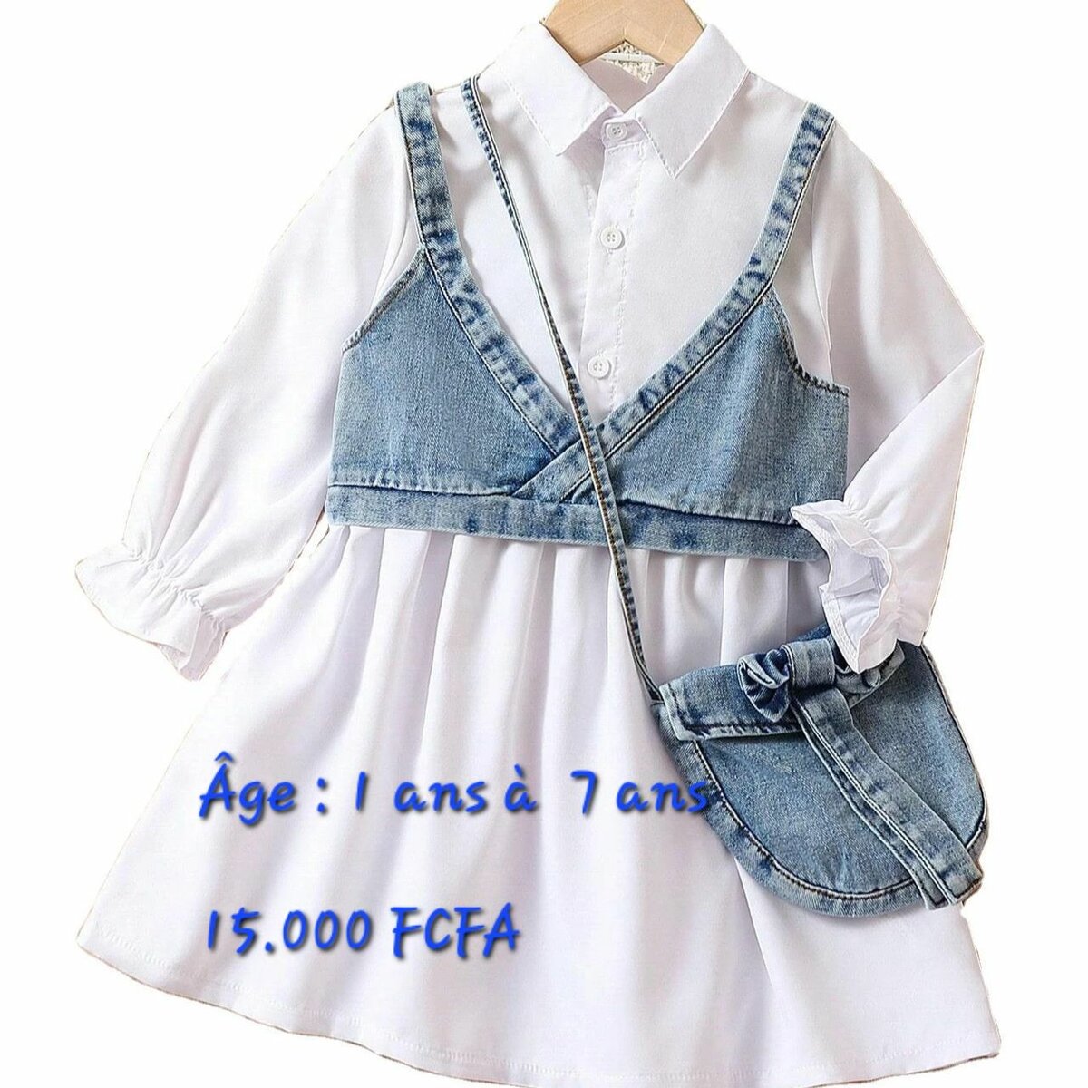 Chemise robe enfant