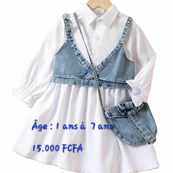 Chemise robe enfant