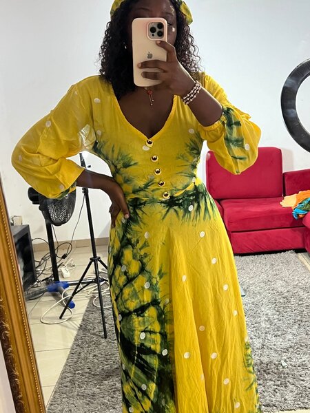 Robe en dempé