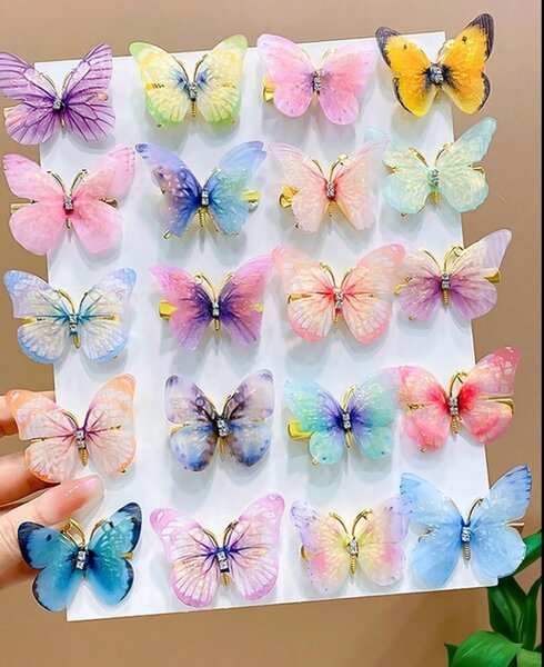 Barrette papillon