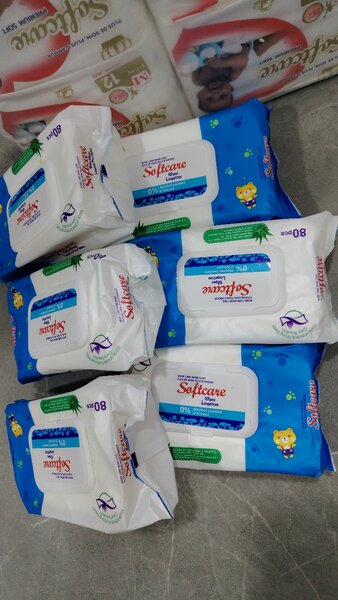 Lingettes bébé douces 80 pièces