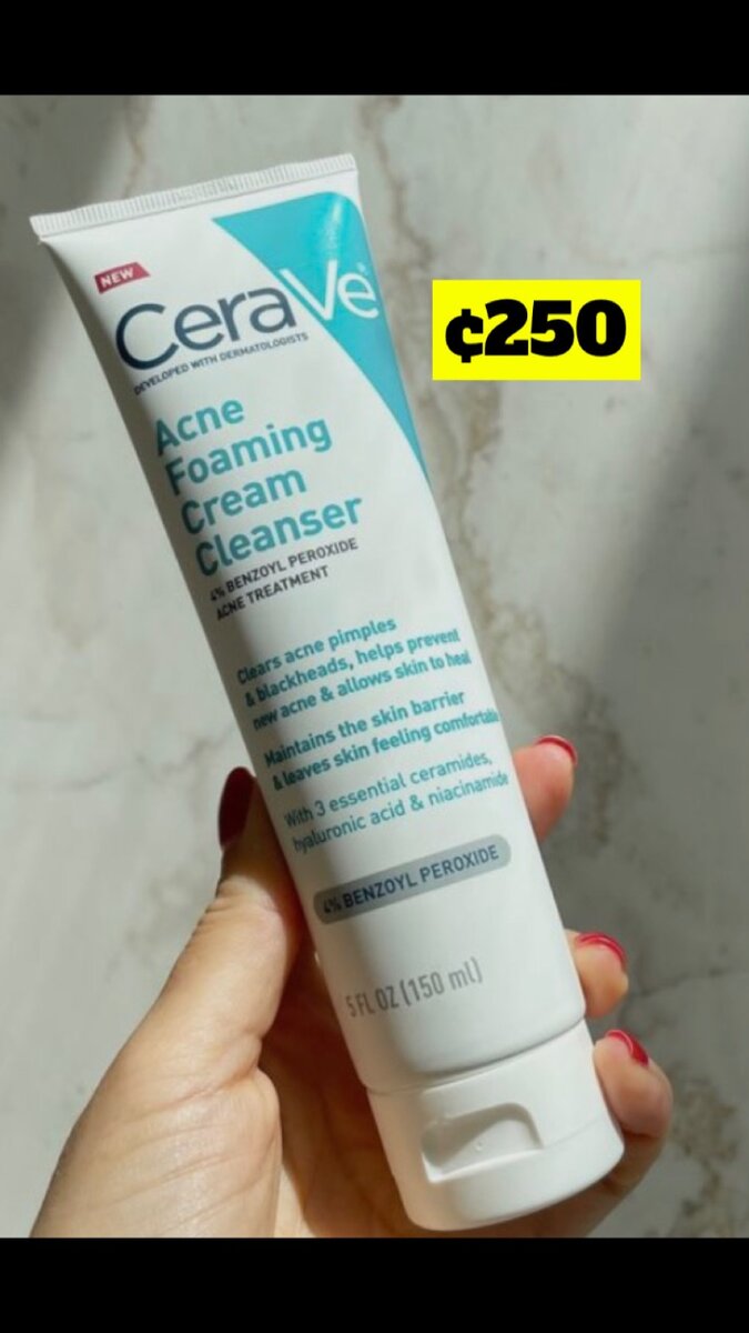 CeraVe Acne foaming cream cleanser