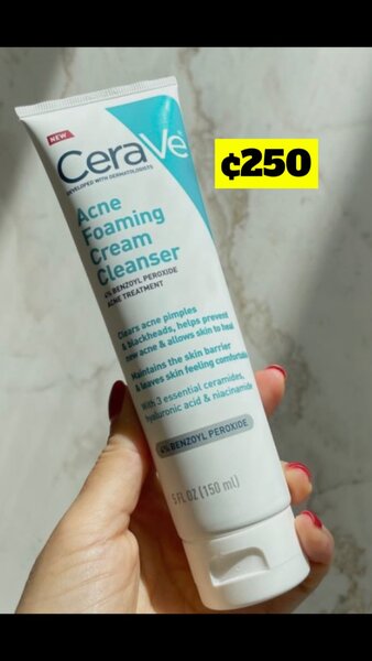 CeraVe Acne foaming cream cleanser