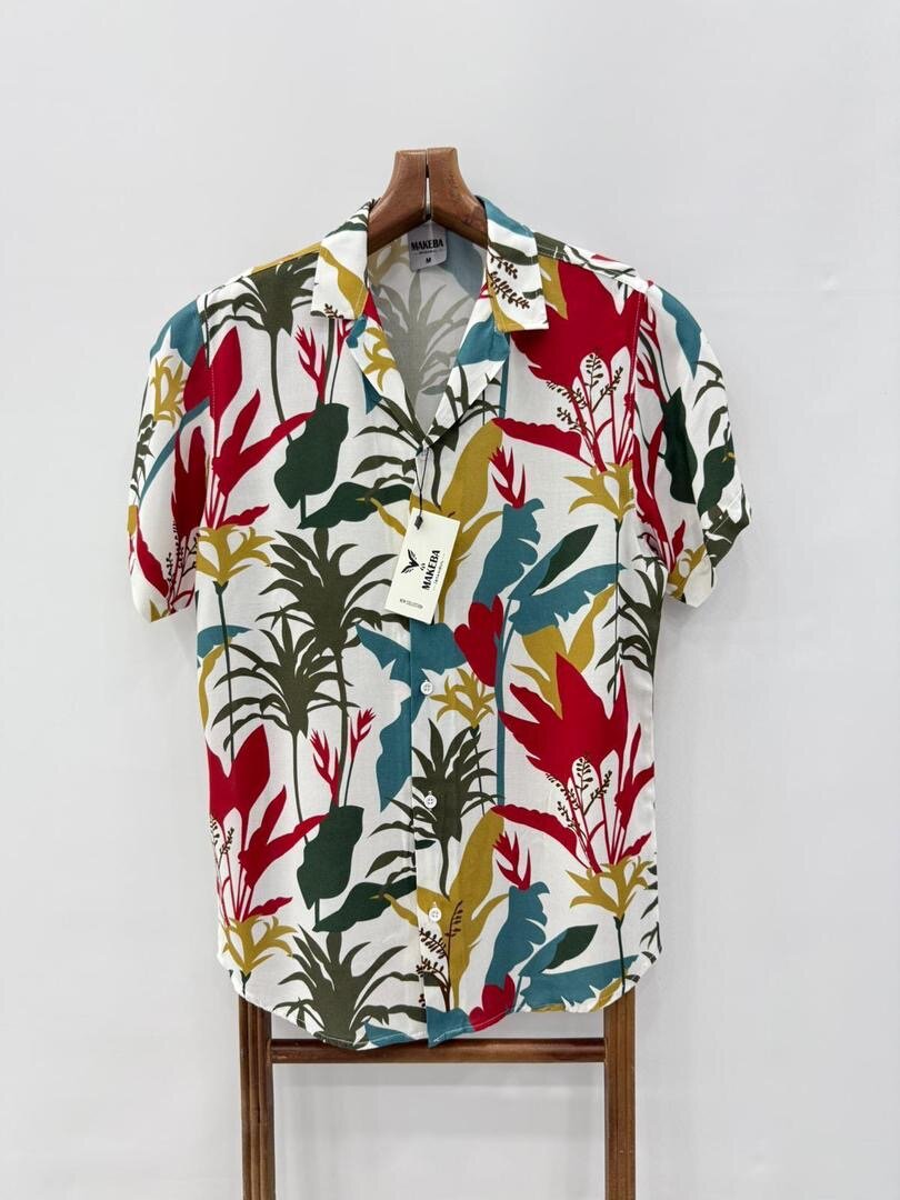 Chemise Homme Imprimée Bohème
