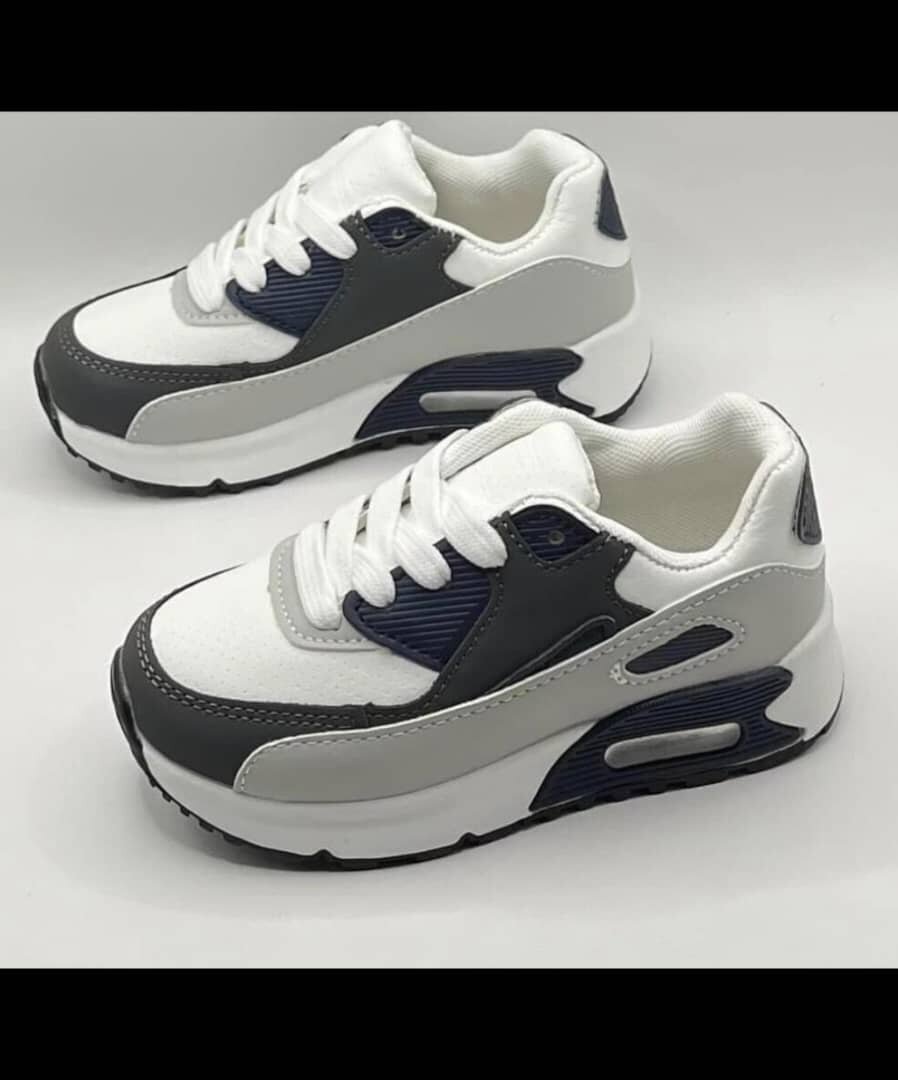 Baskets Enfant Blanc et Gris