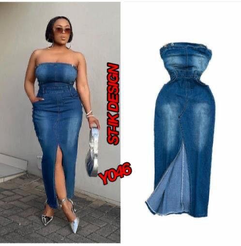 Robe chic en jean