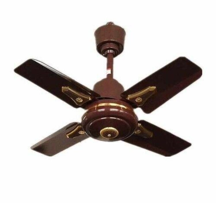 Short blade celling fan