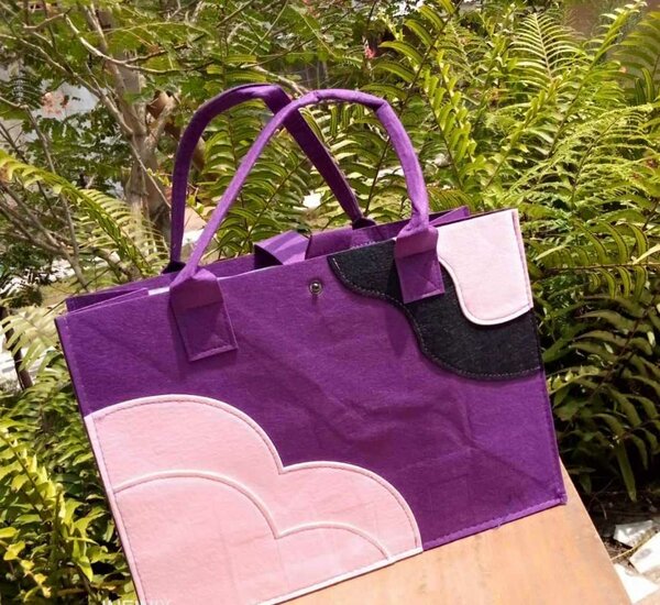 Sac couleur feutre