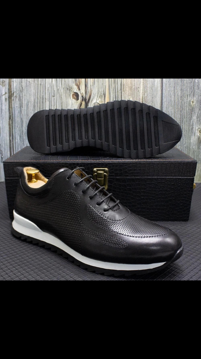 Sneakers en cuir pour hommes