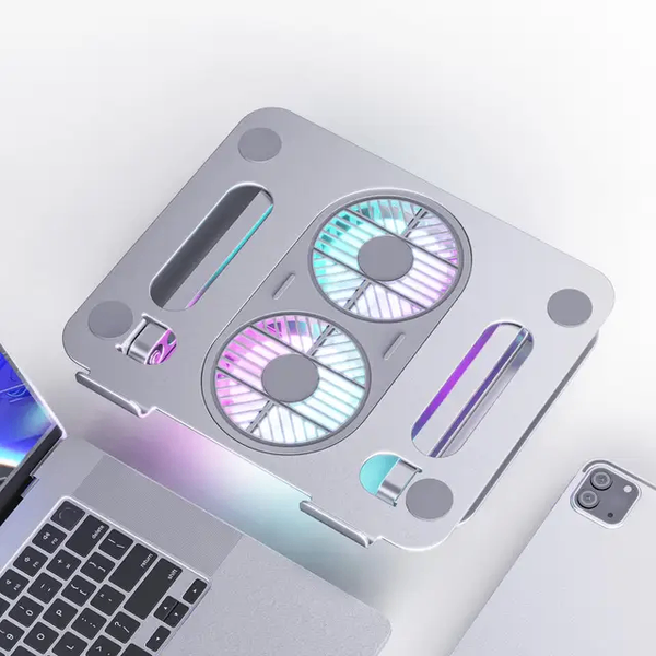 Adjustable aluminium cooling stand laptop and mackbook
