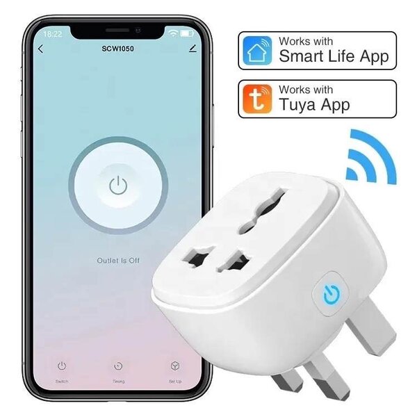 LDNIO SCW1050 10A 3pin Alexa Google Home Tuya Wall Smart Soc